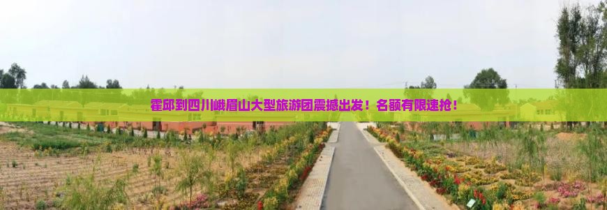 霍邱到四川峨眉山大型旅游团