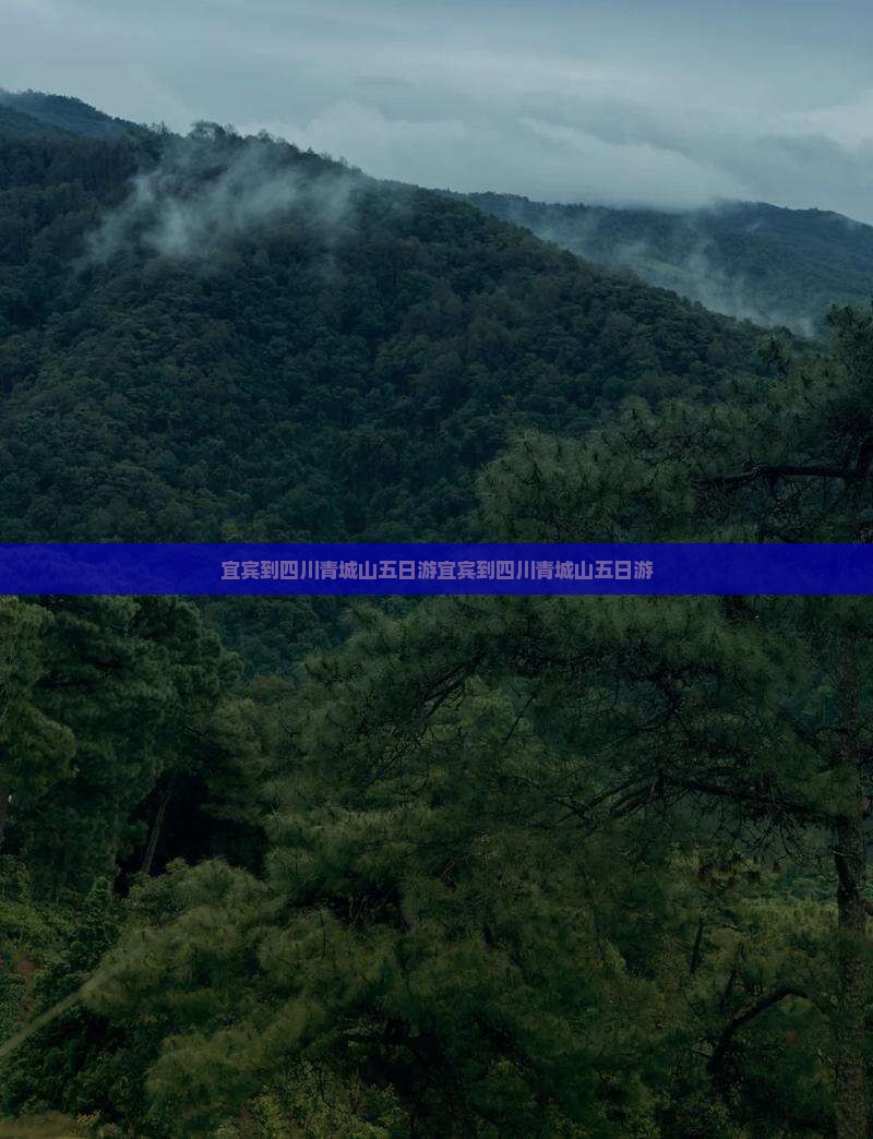 宜宾到四川青城山五日游