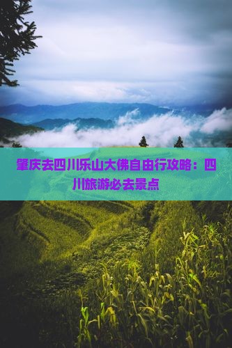 肇庆去四川乐山大佛自由行