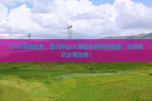 安阳到四川乐山大佛团体旅游