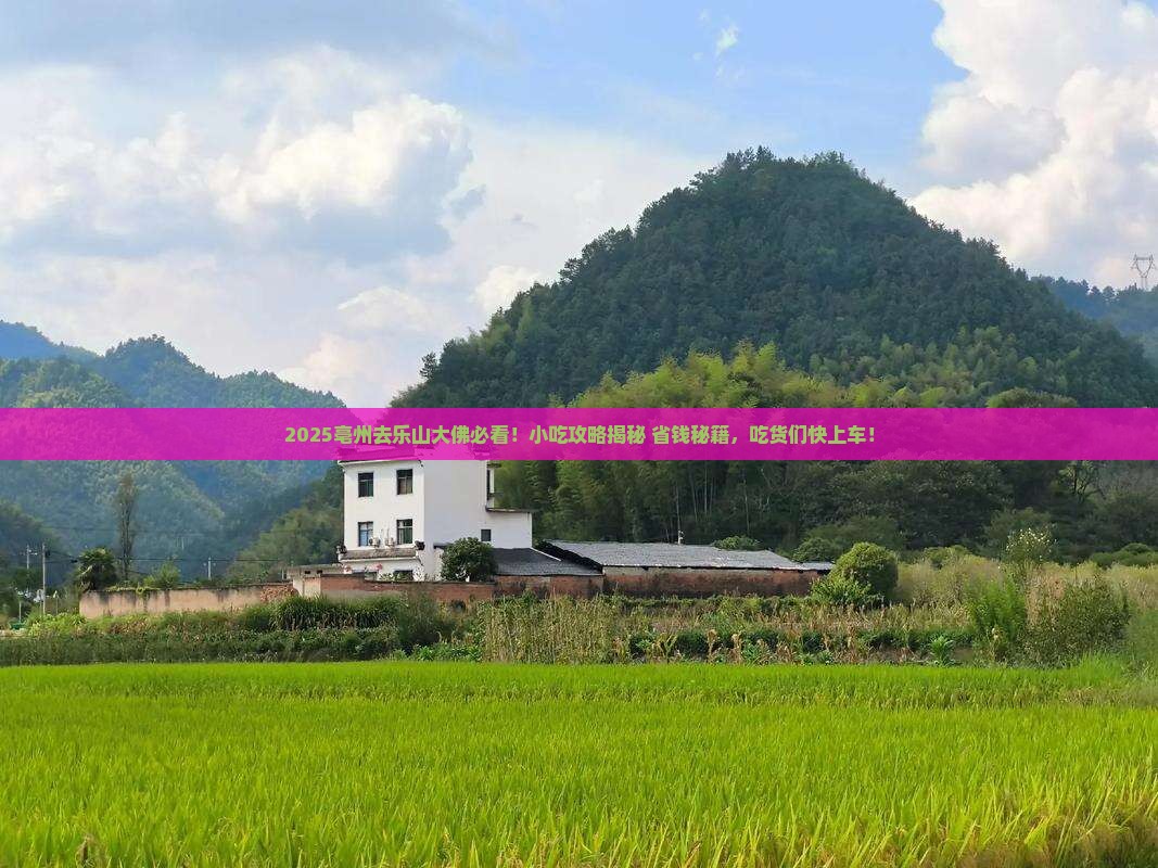 亳州去四川乐山大佛旅游小吃 亳州去四川乐山大佛旅游小吃