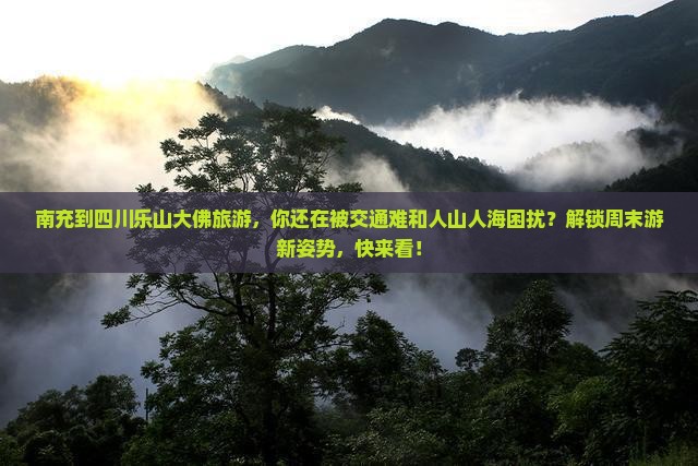 南充到四川乐山大佛旅游