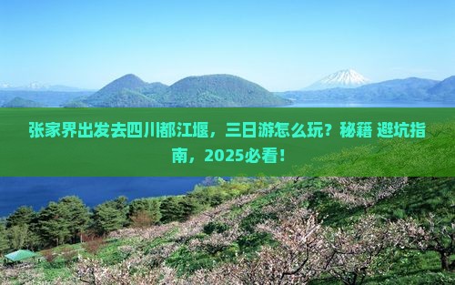 张家界去四川都江堰三日游