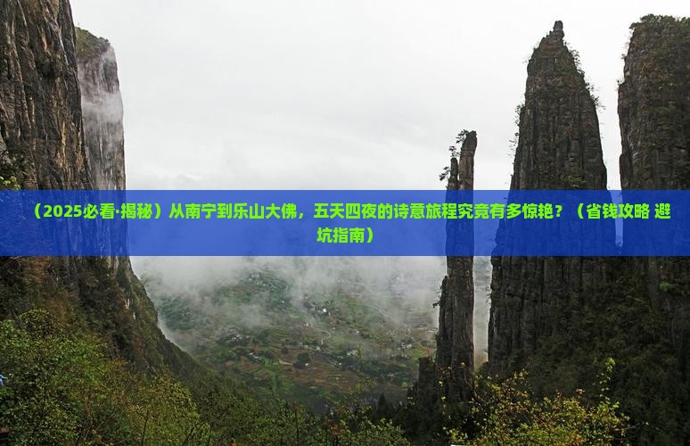 南宁到四川乐山大佛五日游