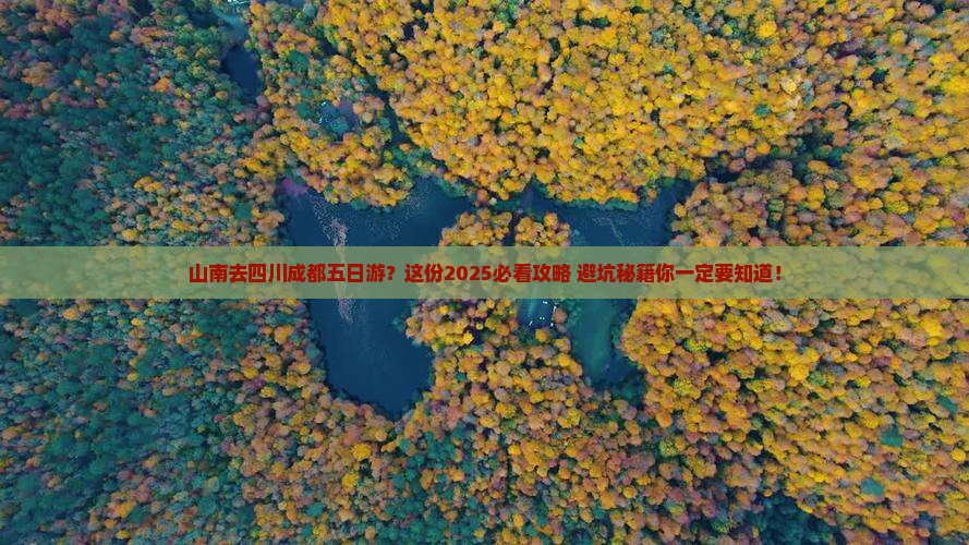 山南去四川成都五日游