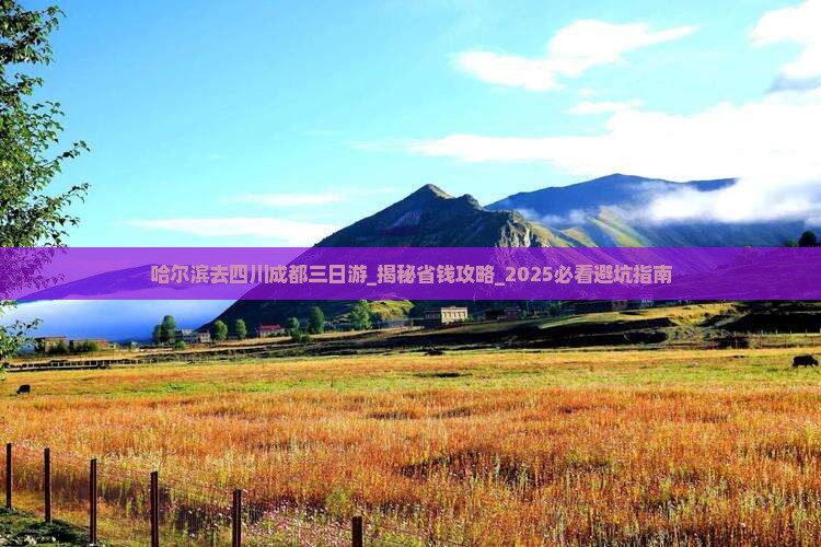 哈尔滨去四川成都三日游