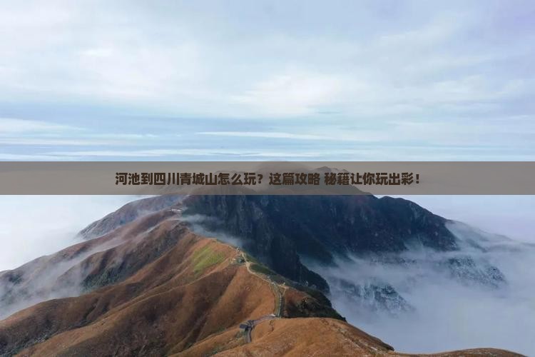 河池到四川青城山哪里玩