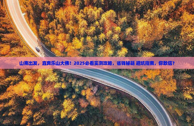 山南到四川乐山大佛五日游