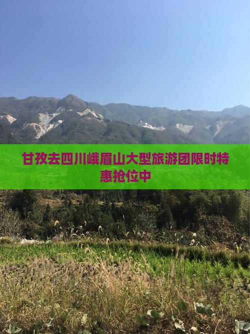 甘孜去四川峨眉山大型旅游团