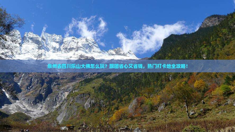 泉州去四川乐山大佛旅行社