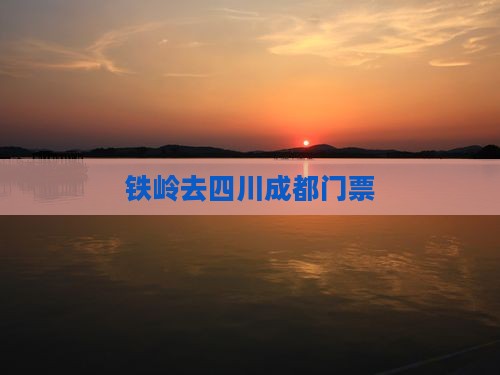 铁岭去四川成都门票