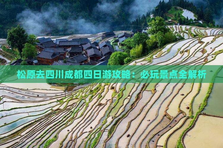 松原去四川成都四日游