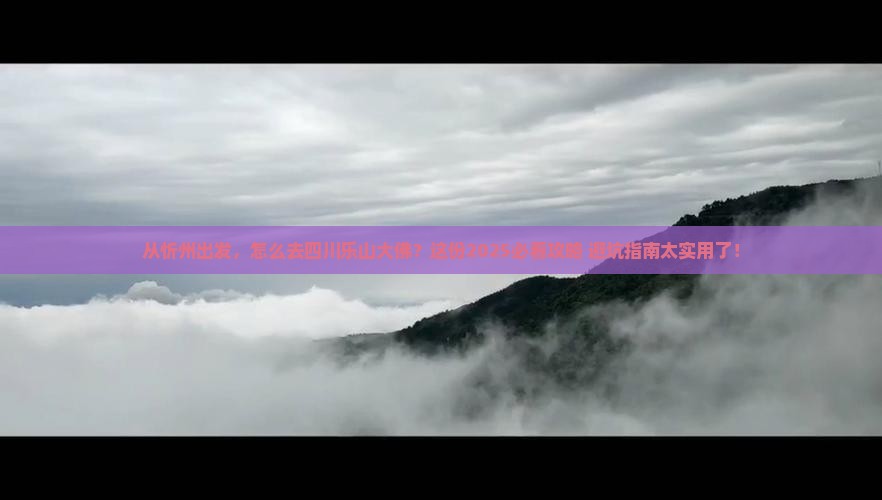忻州去四川乐山大佛景点