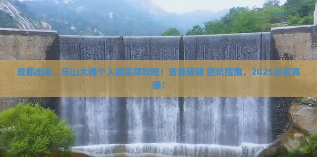 成都到四川乐山大佛个人游
