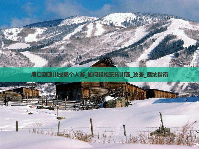 周口到四川成都个人游