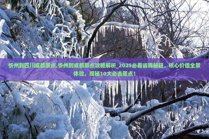 忻州到四川成都景点