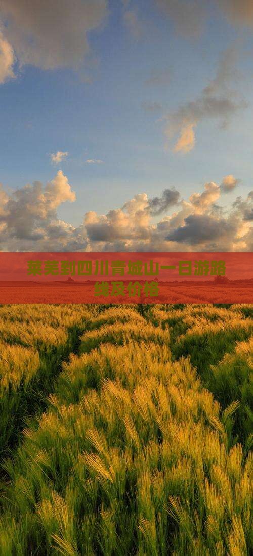 莱芜到四川青城山一日