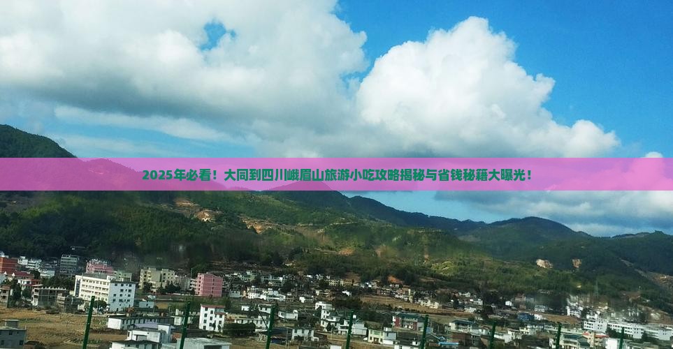 大同到四川峨眉山旅游小吃