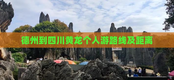 德州到四川黄龙个人游