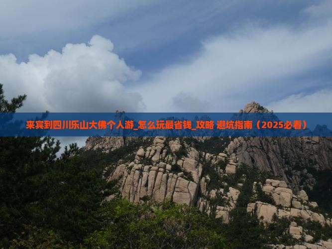 来宾到四川乐山大佛个人游