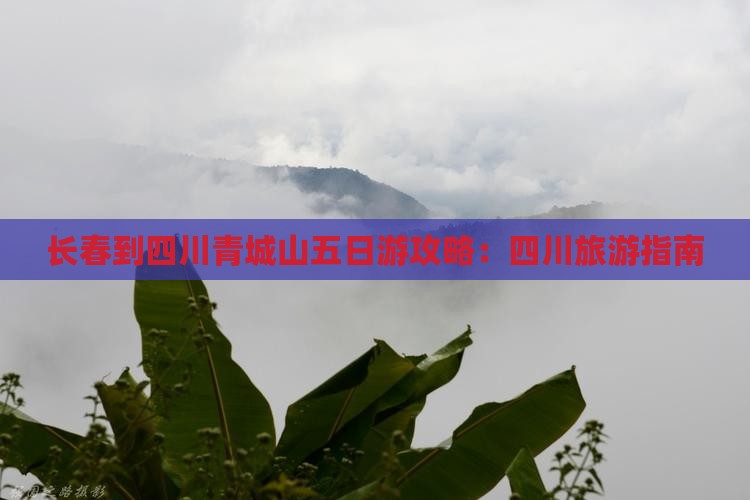 长春到四川青城山五日游