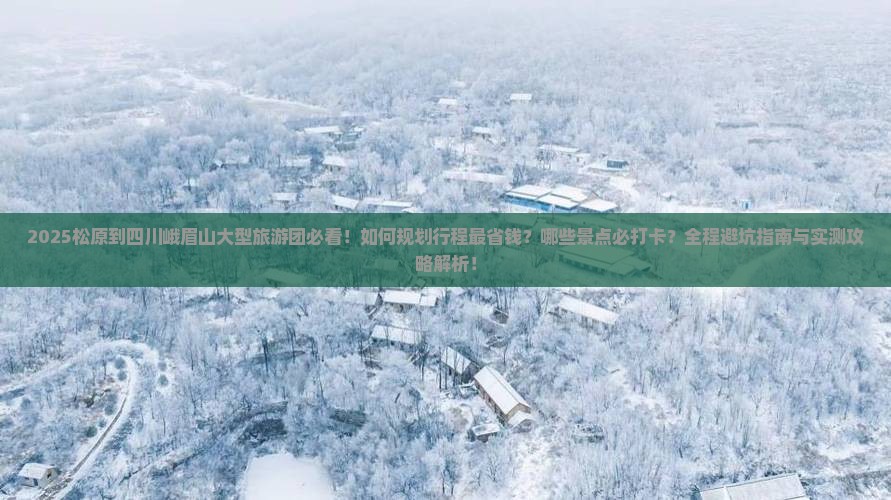 松原到四川峨眉山大型旅游团
