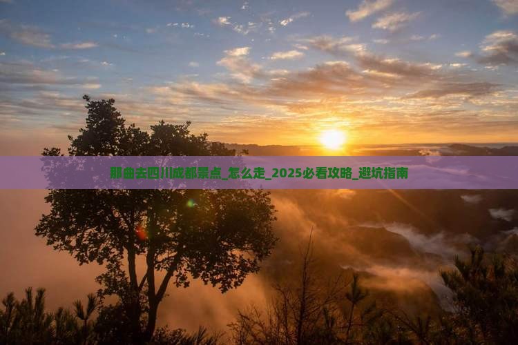 那曲去四川成都景点