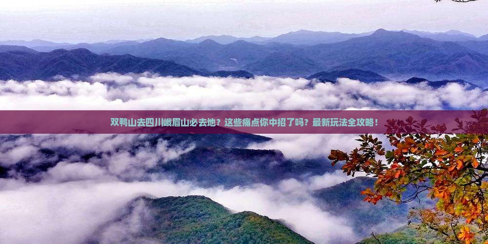 双鸭山去四川峨眉山必去地