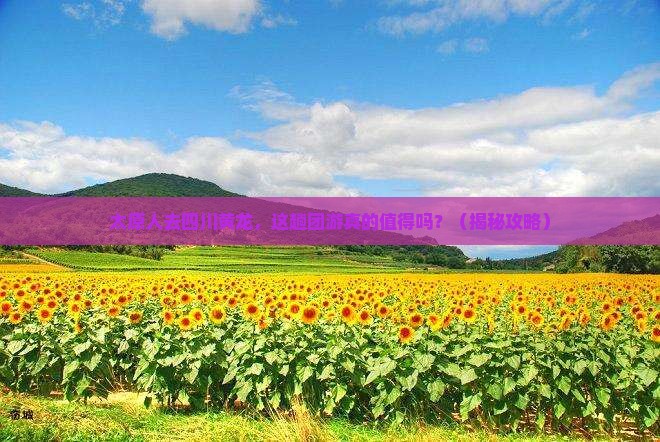 太原去四川黄龙团体旅游