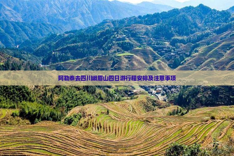 阿勒泰去四川峨眉山四日游