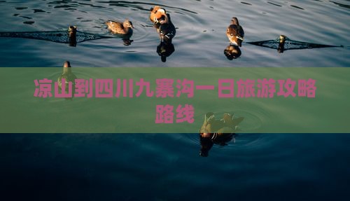 凉山到四川九寨沟一日