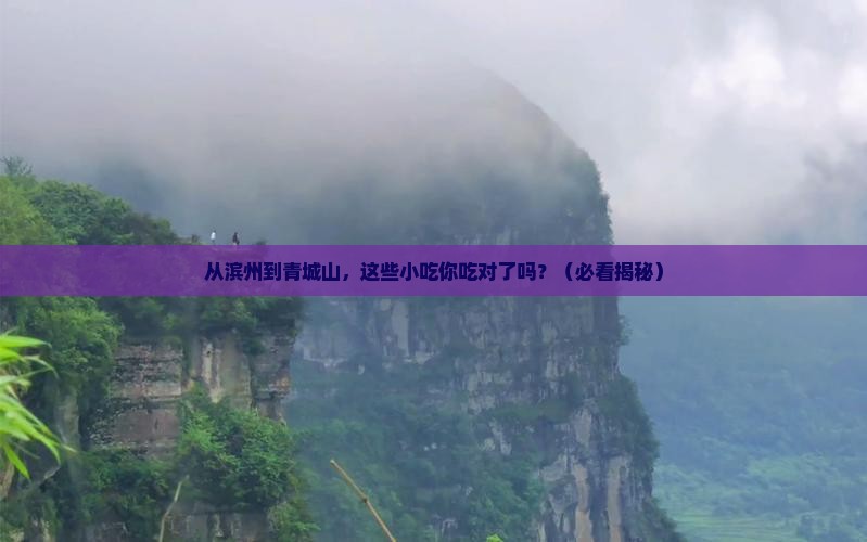滨州到四川青城山旅游小吃