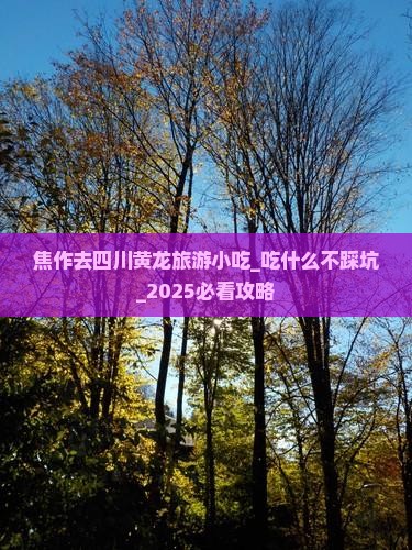 焦作去四川黄龙旅游小吃