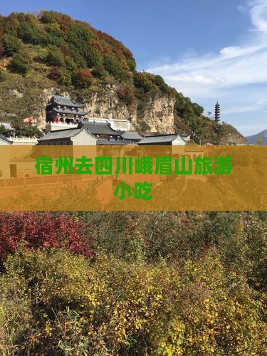 宿州去四川峨眉山旅游小吃