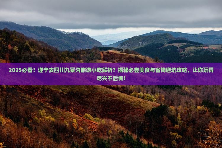 遂宁去四川九寨沟旅游小吃