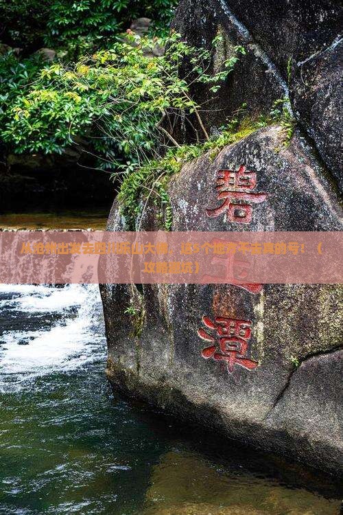 沧州到四川乐山大佛必去地