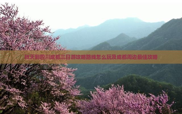 秋天到四川成都三日游