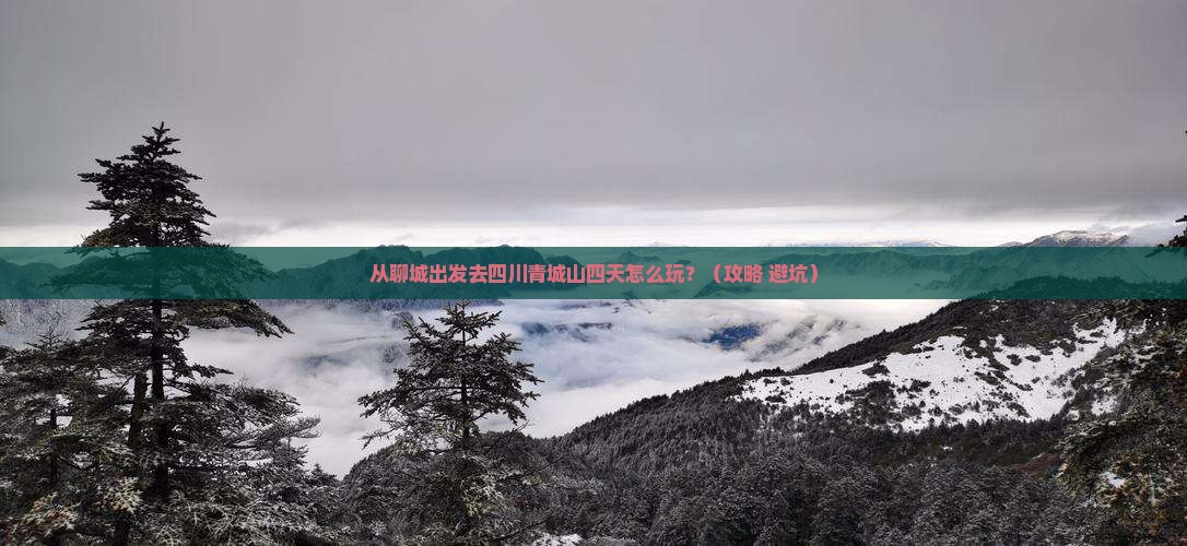 聊城到四川青城山四日游