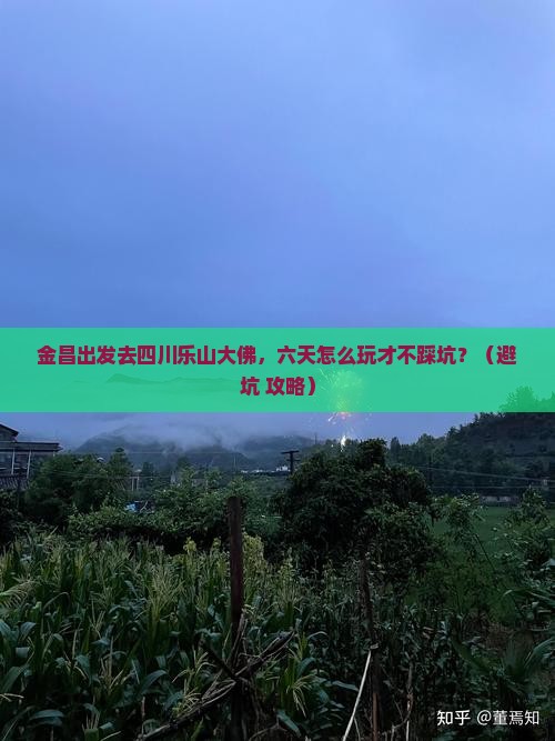 金昌去四川乐山大佛六日游