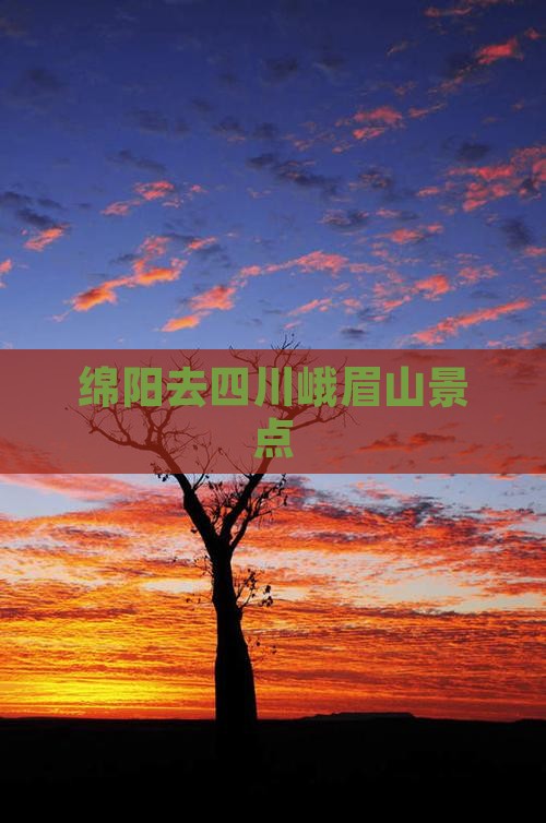 绵阳去四川峨眉山景点