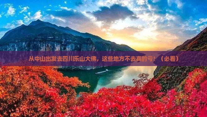 中山去四川乐山大佛必去地
