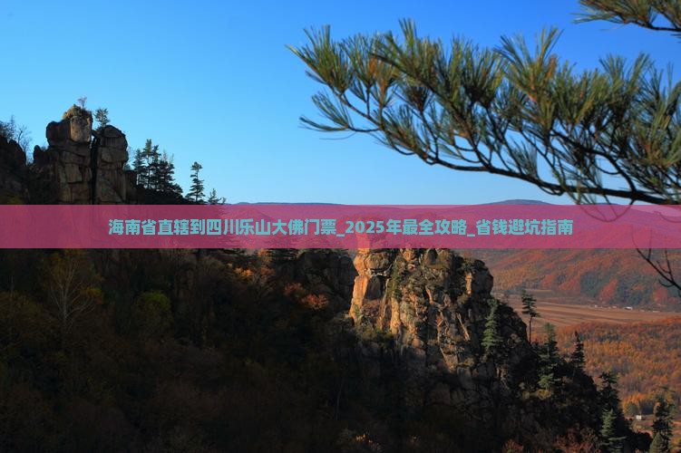 海南省直辖到四川乐山大佛门票