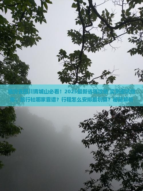 临汾去四川青城山旅行社