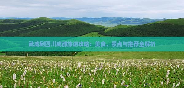 武威到四川成都旅游小吃