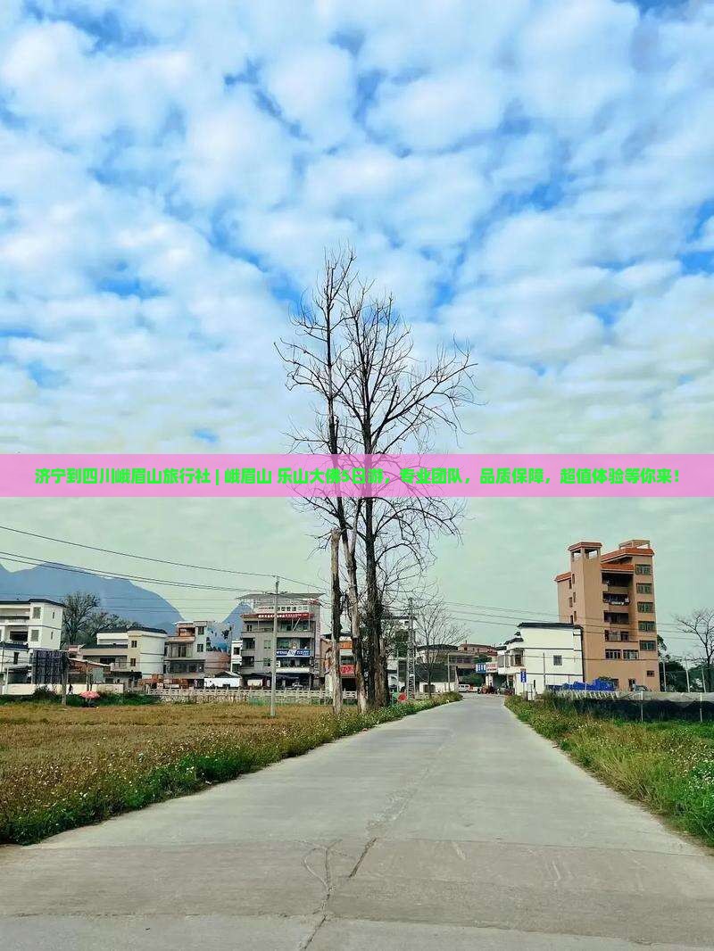 济宁到四川峨眉山旅行社
