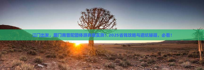 江门去厦门南普陀团体旅游