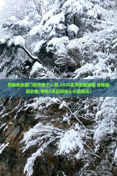 阿勒泰去厦门和贵楼个人游