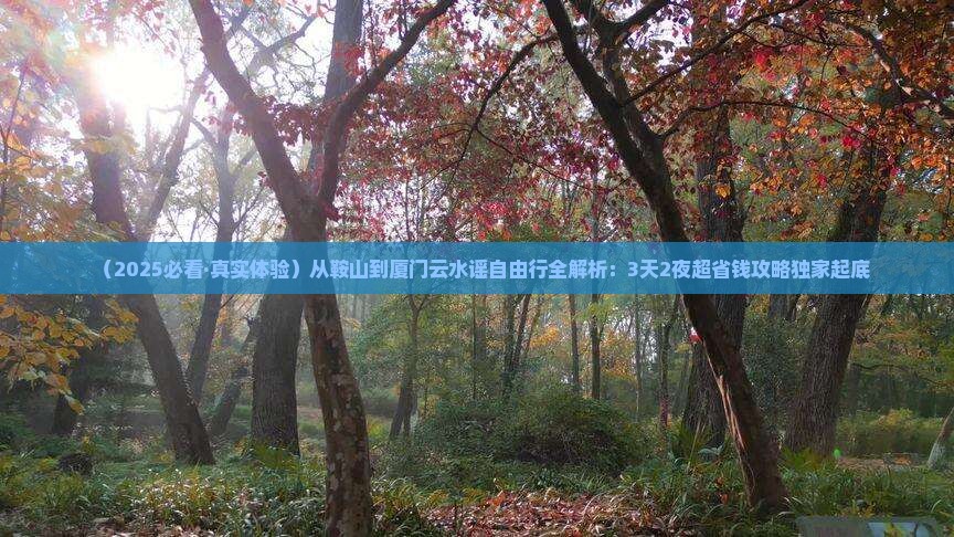 鞍山到厦门云水谣自由行
