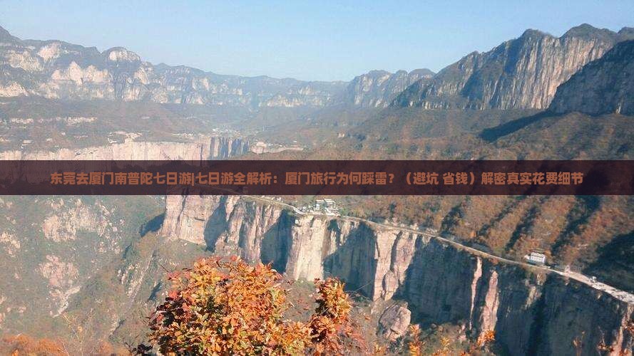 东莞去厦门南普陀七日游