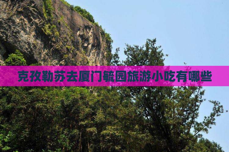 克孜勒苏去厦门毓园旅游小吃